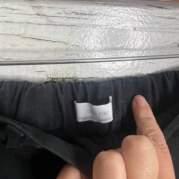 Oak + Fort Black Cropped Pant size small - Picture 6 of 9